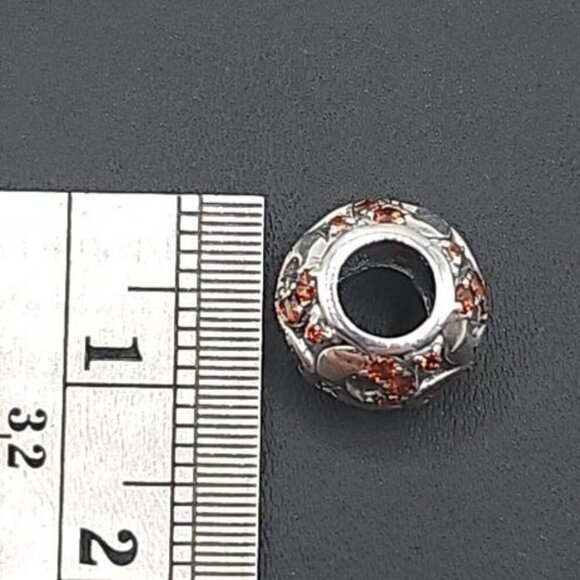 January Birthstone Charm With Garnet-Colored CZ (NWOT) - Picture 2 of 4